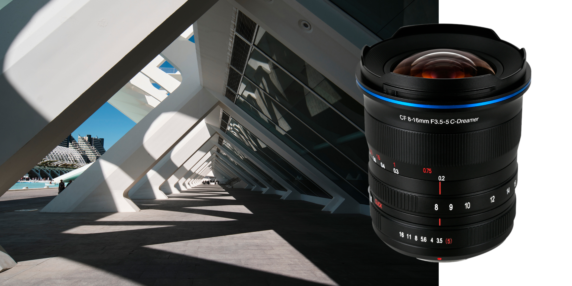 Obiektyw Venus Optics Laowa CF 8-16 mm f/3,5-5 C-Dreamer do Fujifilm X oraz zdjęcie architektury wykonane za jego pomocą